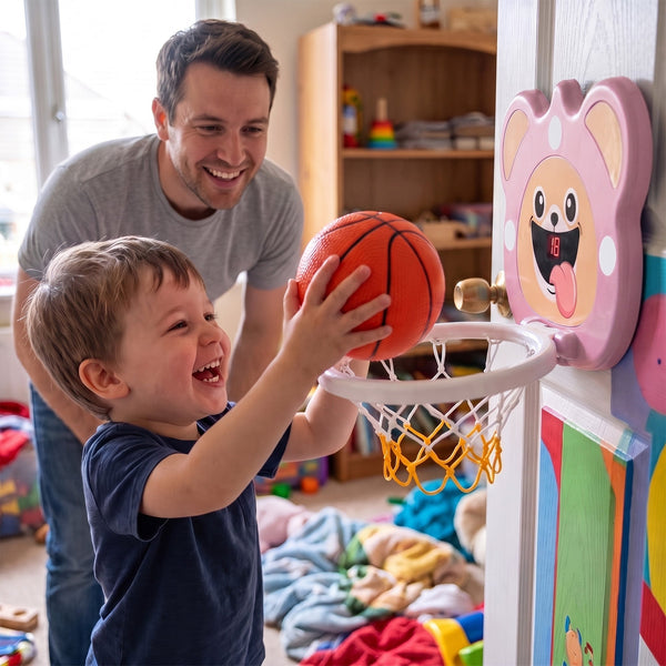 Indoor Active Play: How A Mini Basketball Hoop Gets Kids Moving