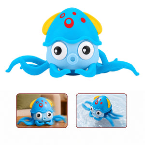 Pastel Dark Blue Amphibious Octopus
