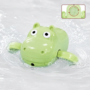 Pastel Green Hippo