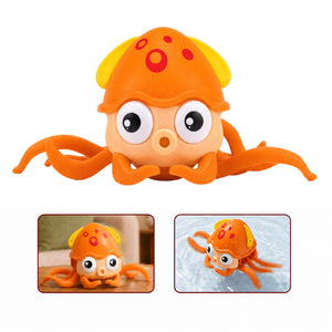 Orange Amphibious Octopus