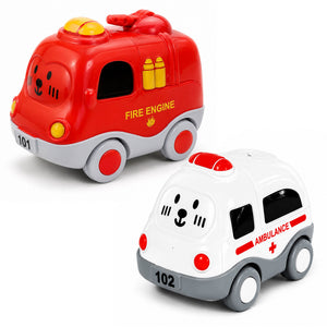 Combo of 2 -  Ambulance & Fire Truck