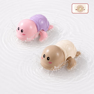 Combo of 2 -  Pastel Purple Shell Turtle & Ivory Shell Turtle