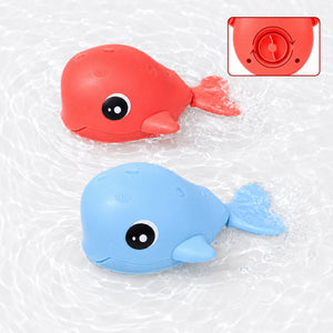 Combo of 2 -  Pastel Red Whale & Pastel Blue Whale