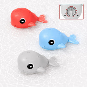 Combo Of 3 -  Pastel Blue Whale, Grey Whale & Pastel Red Whale